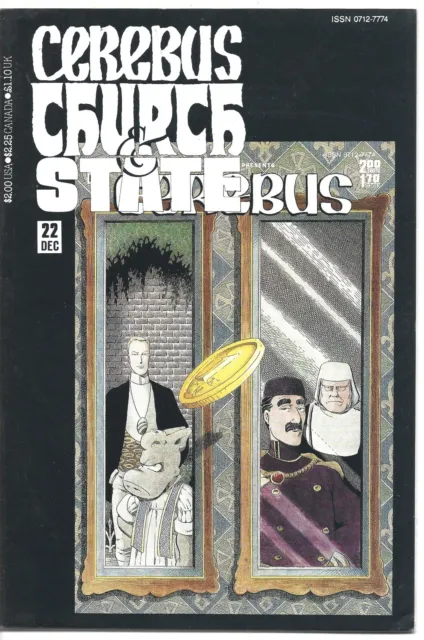 Cerebus Church and State #22 Aardvark-Vanaheim 1991 Bagged & Boarded