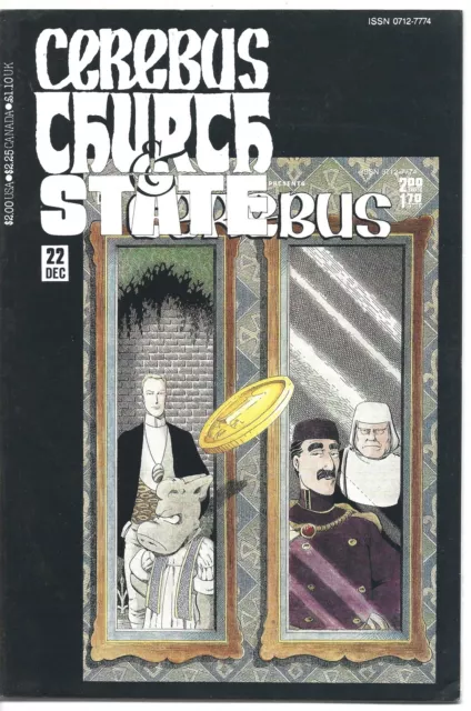 Cerebus Church and State #22 Aardvark-Vanaheim 1991 Bagged and Boarded