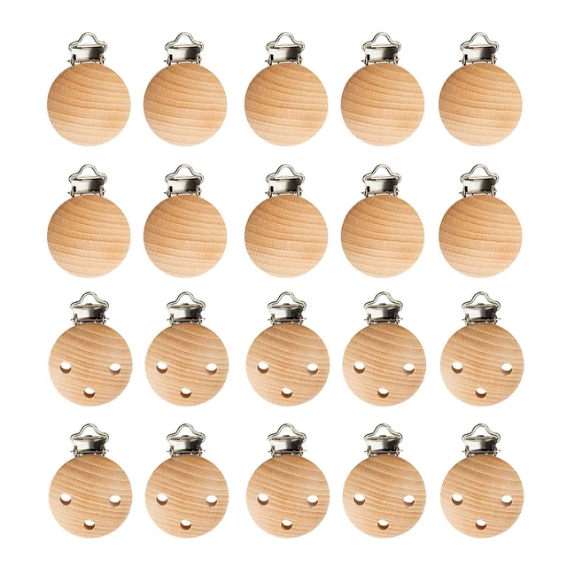 20 Pieces Pacifier Clips   Clasps Baby Dummy Clips for Boys Girls Baby