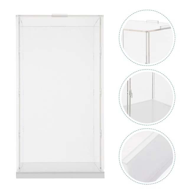 Vetrina In Acrilico Trasparente Con Anta, 60x40x40 Cm - Perfetta Per Proteggere E Mostrare Collezioni