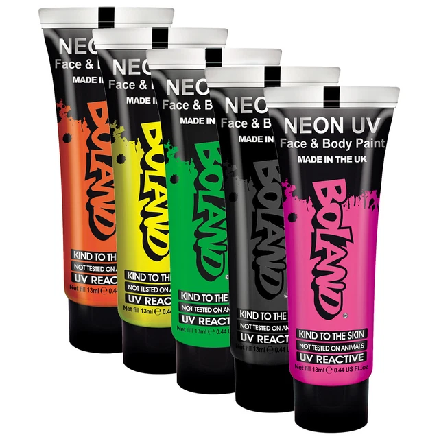 Luce Nera Theaterschminke Corpo Vernice Gesichtsfarbe Cool UV Neon-Make-Up