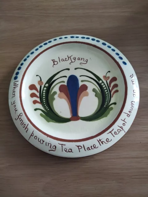 Torquay Ware Teapot Stand - Watcombe Pottery - Blackgang Isle Of Wight.