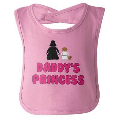 Daddys Princess Nerdy Daughter Shower Gift Baby Girl Infant Burp Cloth Bib