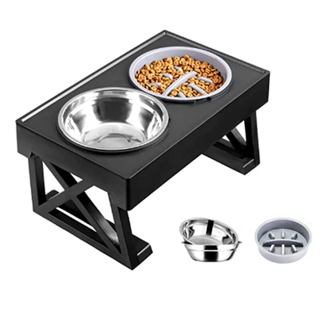Gabbia Per Cani Angolare 100x56x65 Cm - Con Tavolo - 2 Porte - Ruote - Marrone E Nero