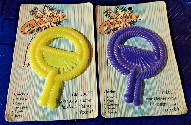 VTG NOS 2PC Cinche T-Shirt, Scarfs, Sweaters, Clips with Fan Lock