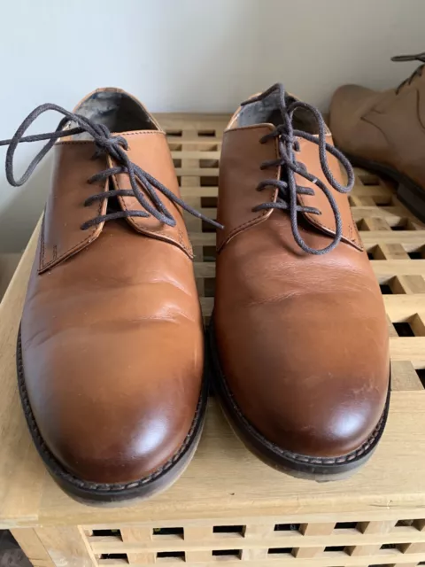 Taylor & Wright Oxford/Derby brown leather shoes size 8 UK 42 EUR