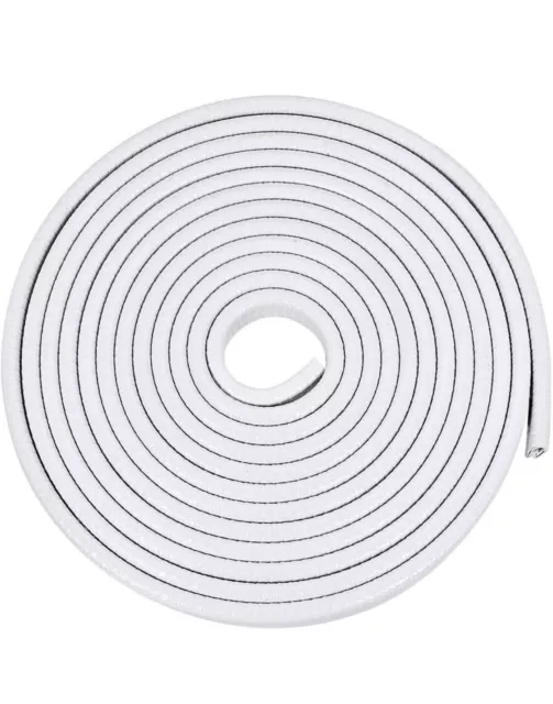 Edge Trim U Seal Extrusion White U Channel Edge  Protector PVC Plastic 16.4Ft/5M