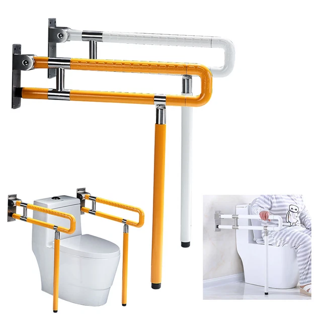750MM Stützklappgriff Toiletten WC-Aufstehhilfe Toilettengriff Haltegriff Griff