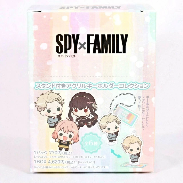 SPY X FAMILY Acrylic Keychain Collection with Stand 1 Box Complete Set
