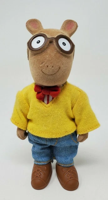 MARC BROWN ARTHUR Aardvark Figure Felt Flocked 5