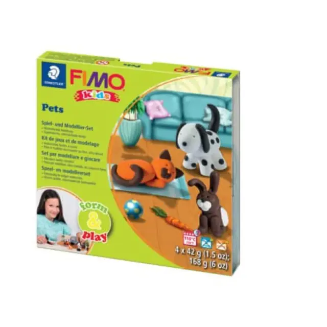 Modellierset Fimo Kids Pet STAEDTLER 803402LY (4007817806029)