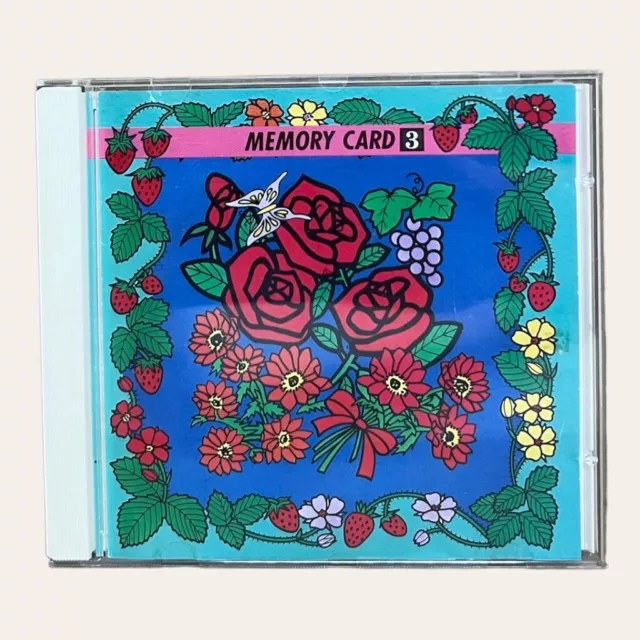 Janome Memory Card -  Flower Series (3) - 1990, Janome Memory Craft - Tested