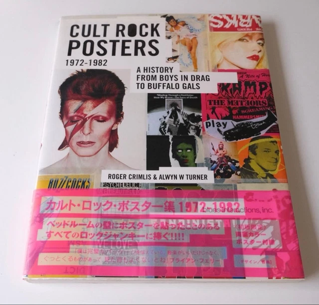 CULT ROCK POSTERS 1972-1982 Book with Cover and Obi Vintage Music Art £ ...