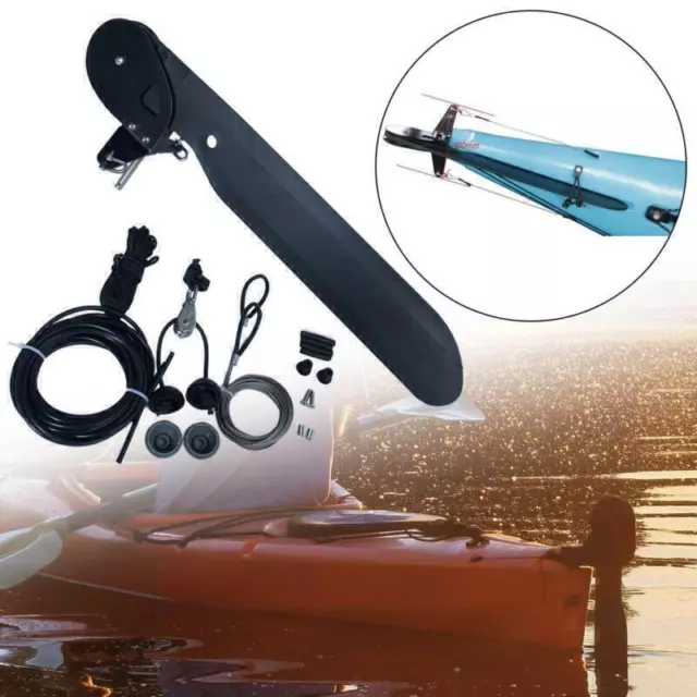 Kayak Rudder Kit Canoe Boat Rudder Steering System for Boat Kayak Canoes Boat