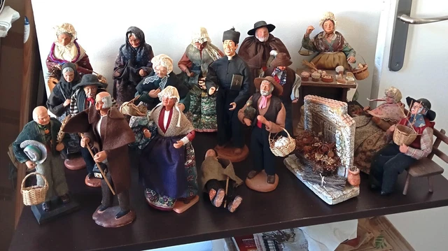 Lot santons provence d'occasion - Décoration