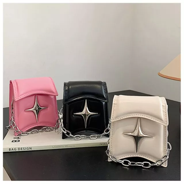 Small Y2K  Handbags Pink Flap Clutch Purse Vintage Cross Body Bag  Ladies Bags