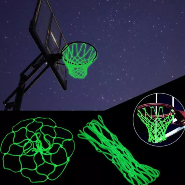 Leuchtendes Basketballnetz Basketballkorb Mesh Outdoor Training Lichtn;c;