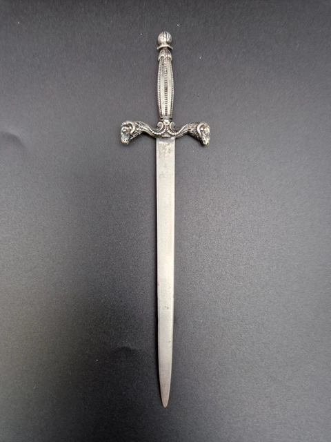 Épée En Argent Massif Coupe Papier