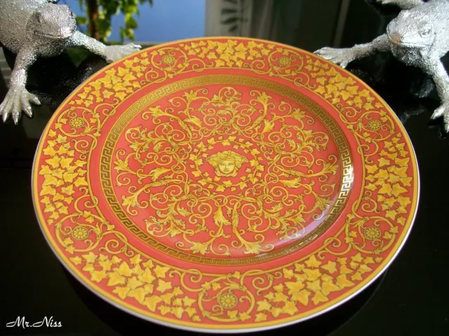 Rosenthal Versace Floralia Red 1 x Brotteller 18 cm B-Ware **NEU***