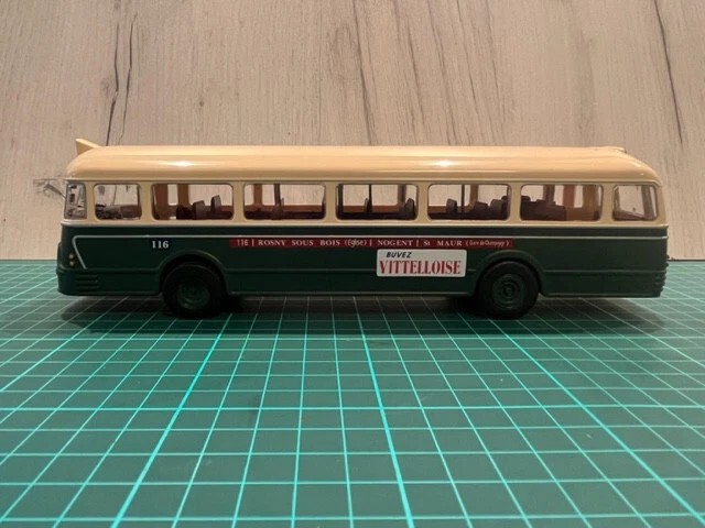Autobus CHAUSSON APH2/52 RATP Scala 1/43 - IXO éditions Cobra Jumajo