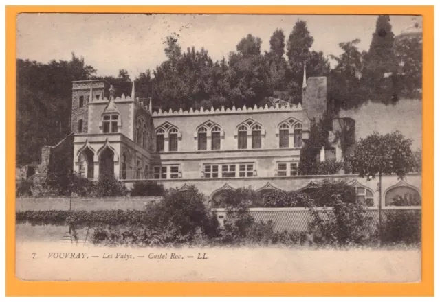 VOUVRAY (37) VILLA "LES PATYS" CASTEL ROC en 1917