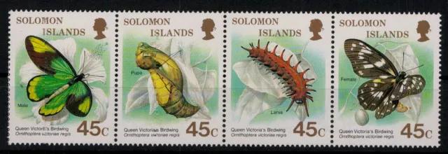 Salomoninseln; Königin-Viktoria-Schmetterling 1987 kpl. **  (12,-)