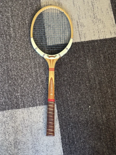 Raquette de tennis vintage Dunlop « Maxply Fort » en bois, L4,5