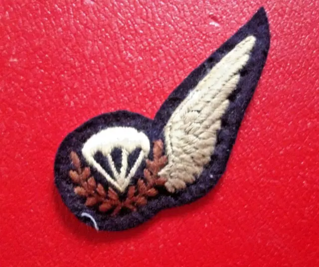 Vintage Original British Paratrooper Para Instructors Wing Wings Sew On Patch