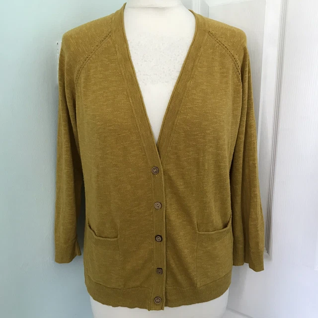 White stuff hotsell mustard cardigan