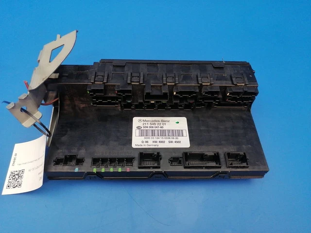 Mercedes-Benz E W211 Diesel Fuse relay box module SAM 2115452201 PUM38962