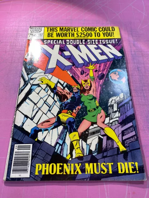 Uncanny X-Men # 137 (1980) VG Dark Phoenix Saga Part 9, Death of Jean Grey KEY