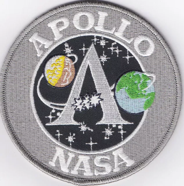 Apollo Program Aufnäher. Offizielles NASA Logo.