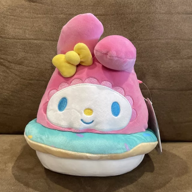 Squishmallows Sanrio MY MELODY (Swimsuit Pool) 6.5” Soft Plush Stuffed Toy-NWT