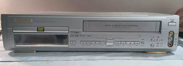 Emerson EWD2202 DVD VCR Combo VHS Player Video Cassette Recorder Tested NoRemote