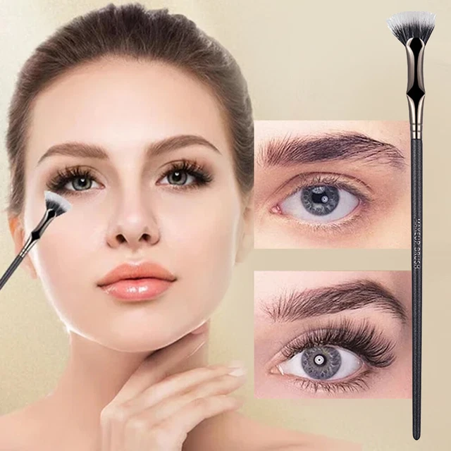 5PCS FAN SHAPE Lash Wand Brush Eyelash Eyebrow Makeup Brush Makeup