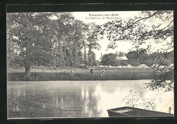 CPA Valencia-en-Brie, Le Chateau de Beaurepaire