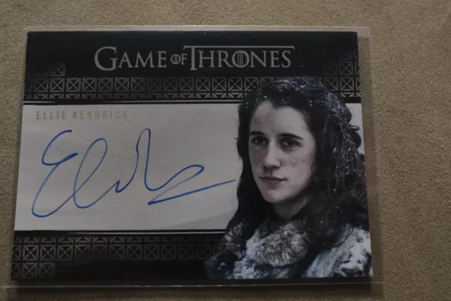 Game Of Thrones Season 7 - Trading Card Ellie Kendrick Autograph Card