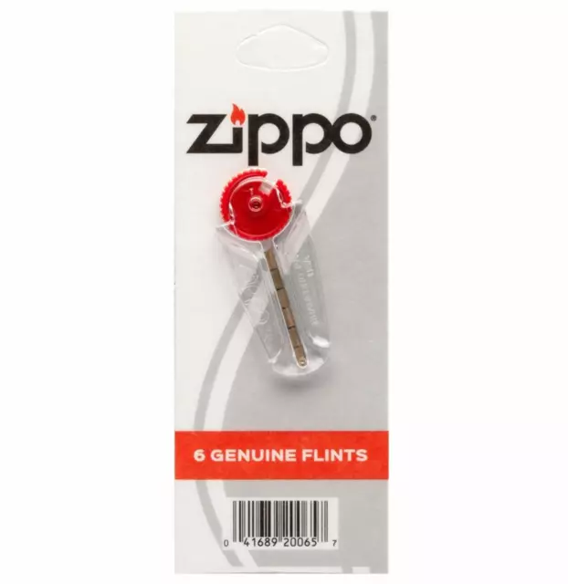 Zippo - Genuine Flints / 6 Per Pack | Brand New