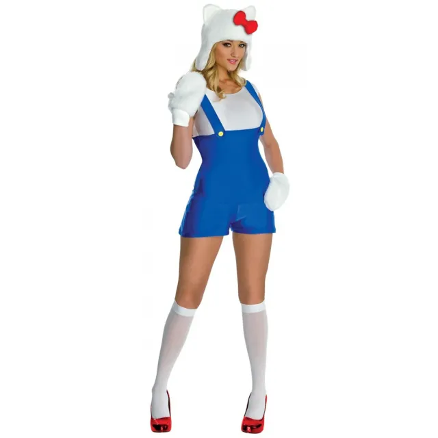 Hello Kitty Costume Adult Halloween Fancy Dress