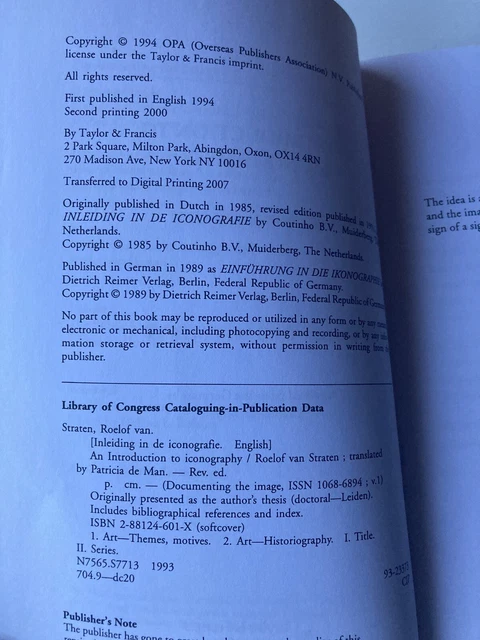 AN INTRODUCTION TO Iconography: Symbols, Allusions and Meaning in the ...