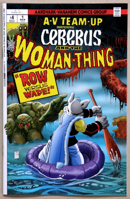Cerebus in Hell Presents A-V Team-Up Cerebus and the Woman-Thing #1 - Aardvark