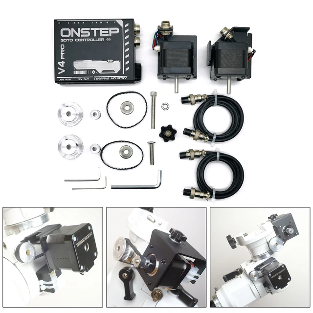 V4 EXOS2 Onstep EXOS2 Equatorial Mount V4 GOTO Upgrade Kit Biaxial Tracking6osm