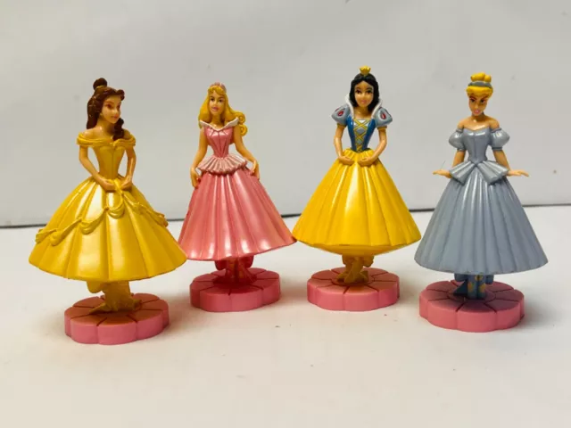 Disney Princess Toy Figures Set Cake Toppers- Belle Cinderella Snow White BIN 7