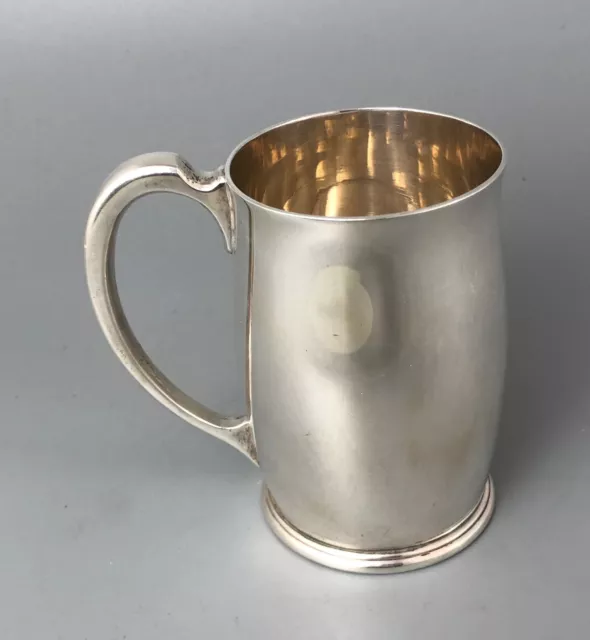Art Deco Solid Silver Mug Mappin & Webb Sheffield 1947 325g BCZX
