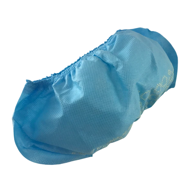 Shoe Covers Case of 150 X-tra Traction Blue Rubber Nonconductive  Latex Free