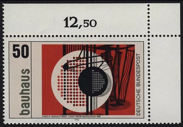 1164 Bauhaus Laszlo Moholy-Nagy 50 Pf ** Ecke o.r.