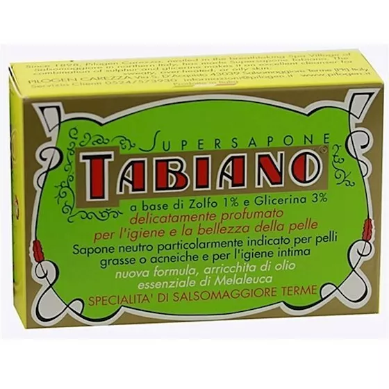 Tabiano super savon au soufre - peau grasse ou acnéique