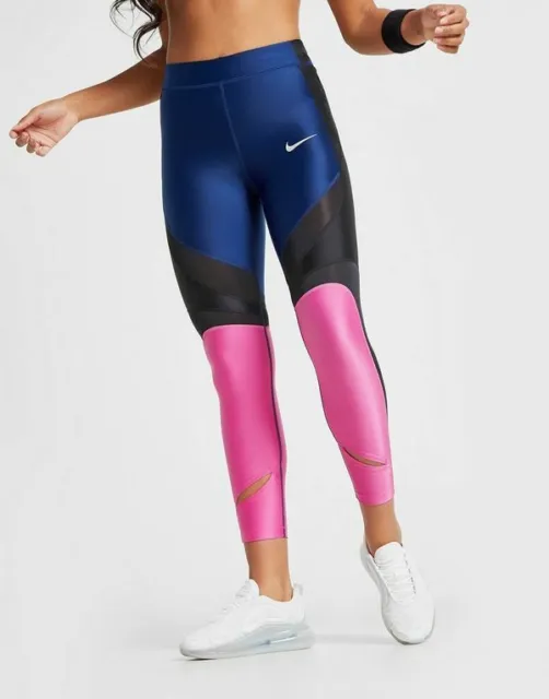 NIKE DRI-FIT RUNNING Hyper Power Speed Tight Pants Womens Black Sz Small  £74.70 - PicClick UK