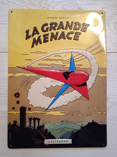 Lefranc Plaque Tôle La Grande Menace Neuve