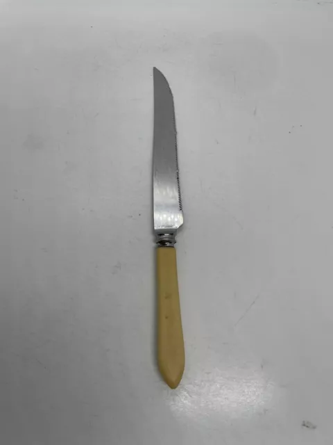 Vintage FRANK COBB SHEFFIELD Faux Bone Butter Knife Cutlery